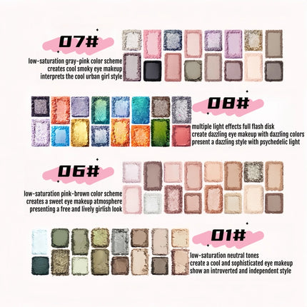 Cheeryep QianYan 16 Colors Eyeshadow Palette CHY001