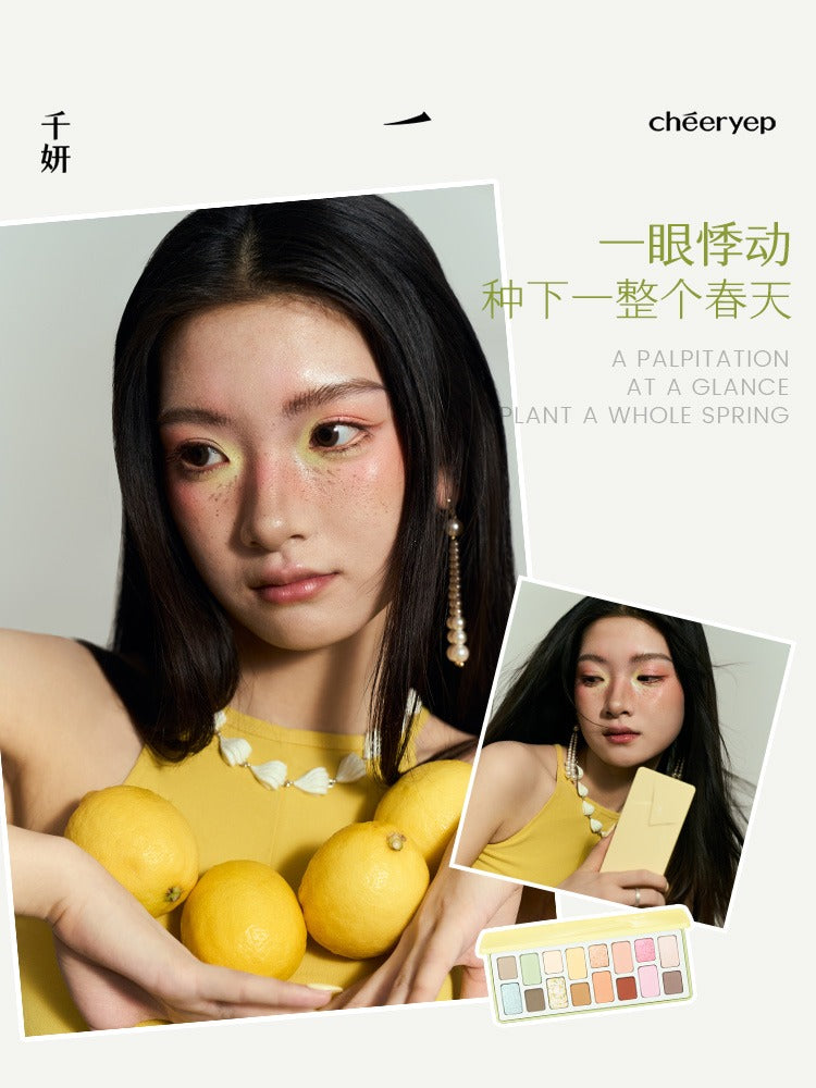 Cheeryep QianYan 16 Colors Eyeshadow Palette CHY001 Chic Decent Beauty