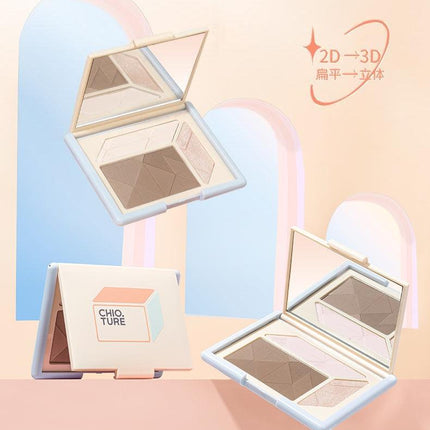 Chioture Highlight N Contour Palette COT034 - Chic Decent