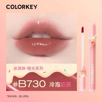 Colorkey Ice Cream 2.0 Velvet Lip Lacquer Mirror Lipgloss KLQ100 - Chic Decent