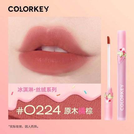 Colorkey Ice Cream 2.0 Velvet Lip Lacquer Mirror Lipgloss KLQ100 - Chic Decent