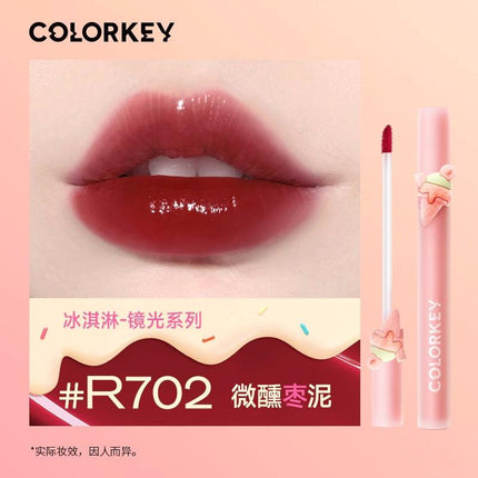 Colorkey Ice Cream 2.0 Velvet Lip Lacquer Mirror Lipgloss KLQ100 - Chic Decent