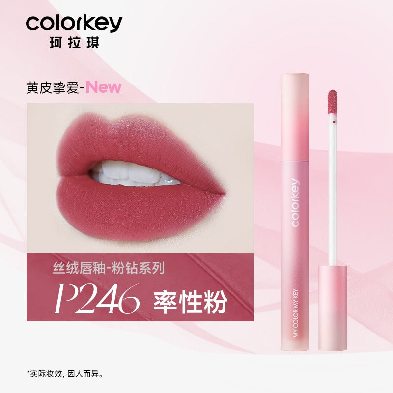 Colorkey Lip Gloss Pink Diamond with Simon Gongjun KLQ114