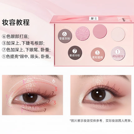 Colorkey Pink Diamond Eyeshadow Palette with Simon Gongjun KLQ115