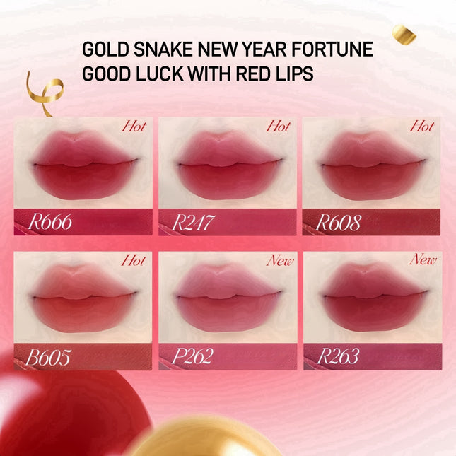 Colorkey - Airy Velvet Lip Lacquer CNY Lucky Snake 1.7g