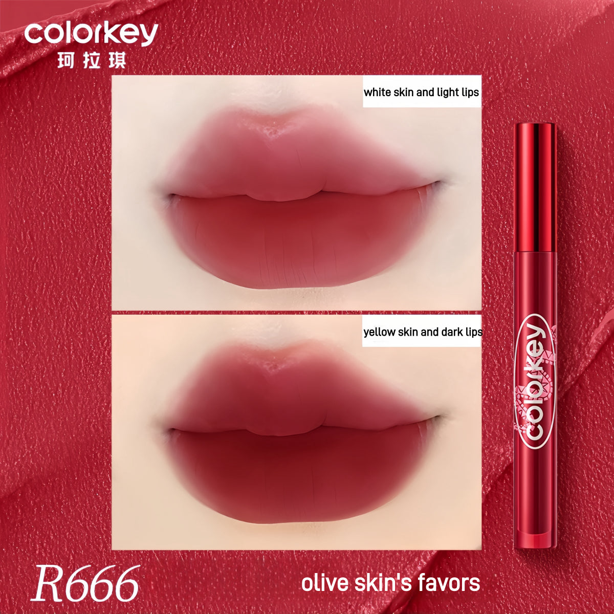 Colorkey Airy Velvet Lip Lacquer CNY Lucky Snake Chic Decent Beauty