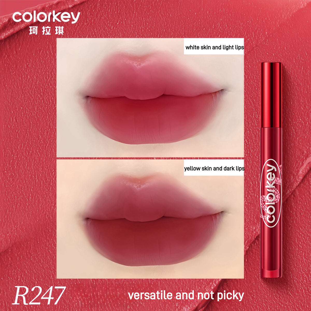 Colorkey Airy Velvet Lip Lacquer CNY Lucky Snake Chic Decent Beauty
