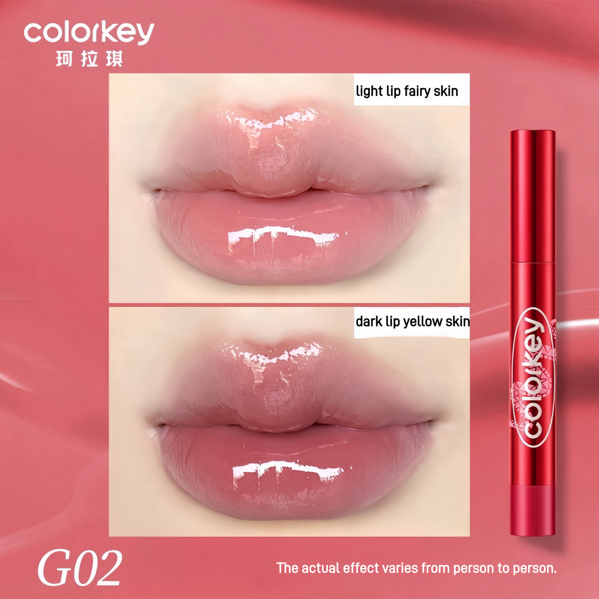 Colorkey Crystal Glossy Lipstick CNY Lucky Snake Series KLQ135