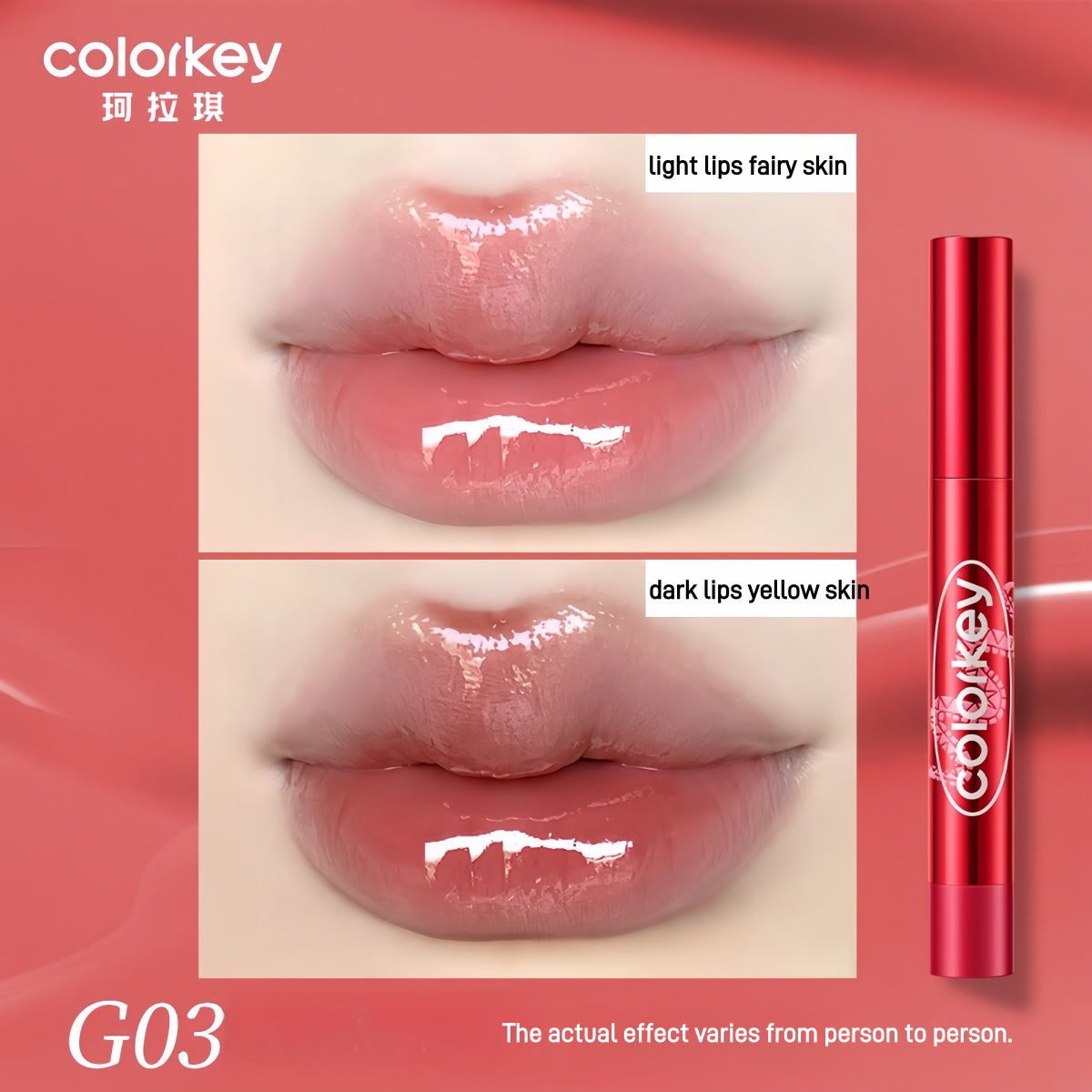 Colorkey Crystal Glossy Lipstick CNY Lucky Snake Series KLQ135