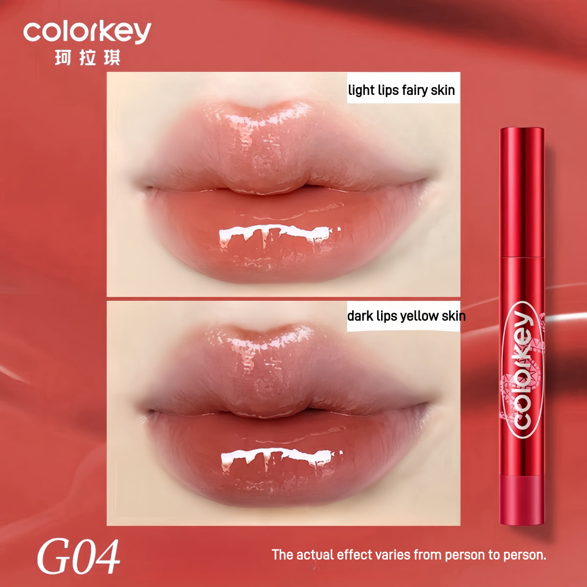 Colorkey Crystal Glossy Lipstick CNY Lucky Snake Series KLQ135