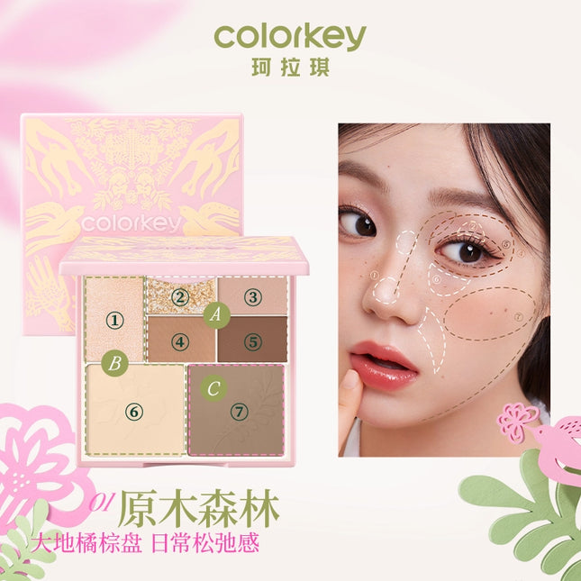 Colorkey - Seven Colors Face Palette 15g