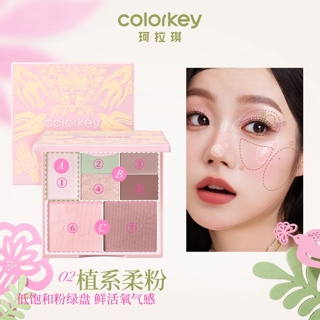 Colorkey - Seven Colors Face Palette 15g