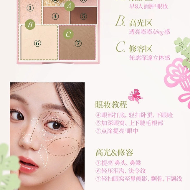 Colorkey - Seven Colors Face Palette 15g