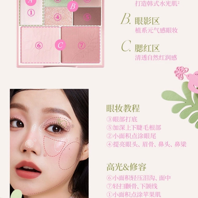 Colorkey - Seven Colors Face Palette 15g