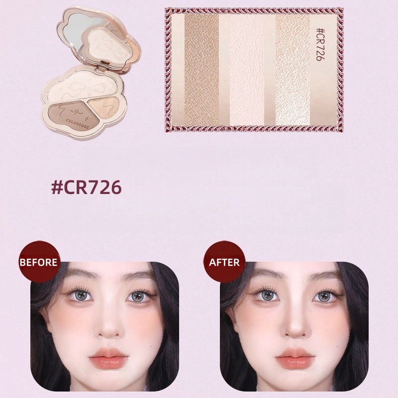 Colorrose - Lighting 3-Shade Contour Palette 9g