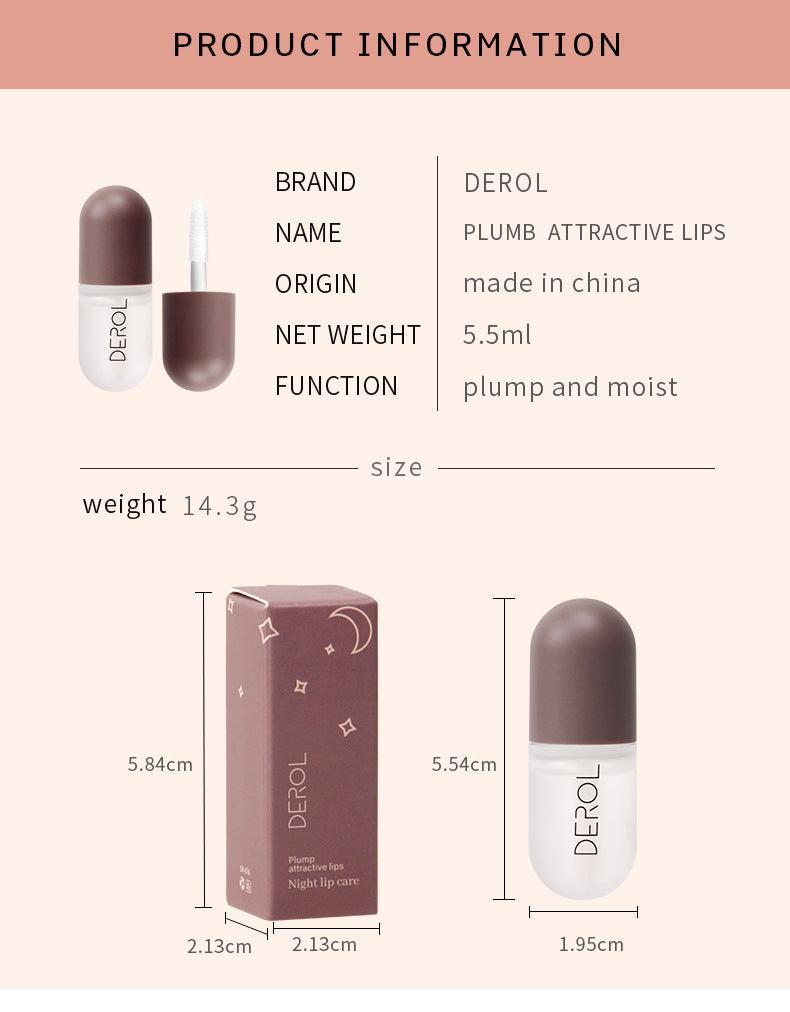 DEROL Night Plump Lip Oil DR016 - Chic Decent