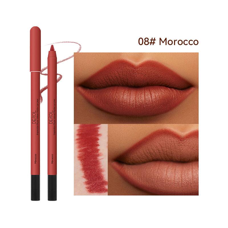 DEROL Velvet Matte Lip Liner DR044 - Chic Decent