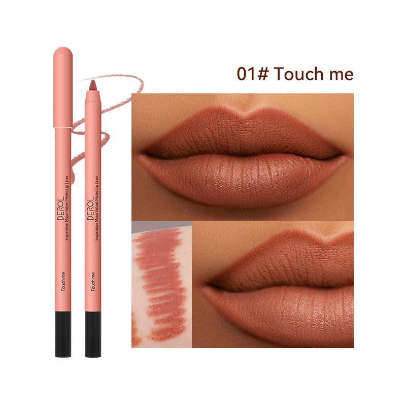 DEROL Velvet Matte Lip Liner DR044 - Chic Decent