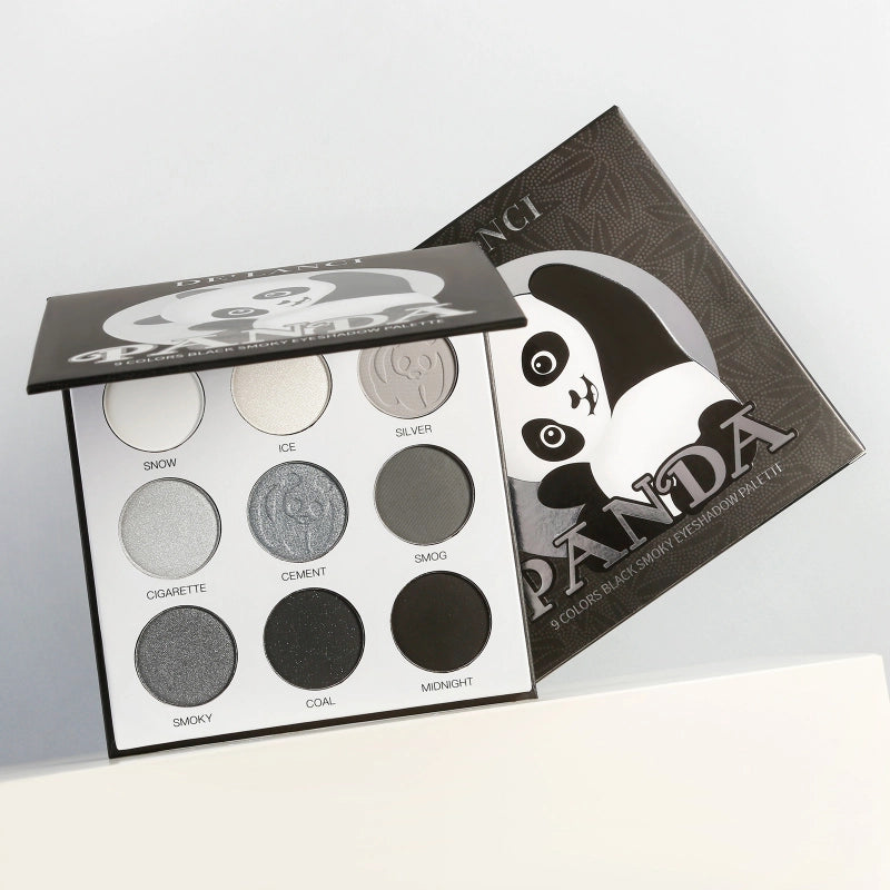 DE'LANCI panda palette 9 colors eyeshadow Chic Decent Beauty DE'LANCI panda palette 9 colors eyeshadow Chic Decent Beauty