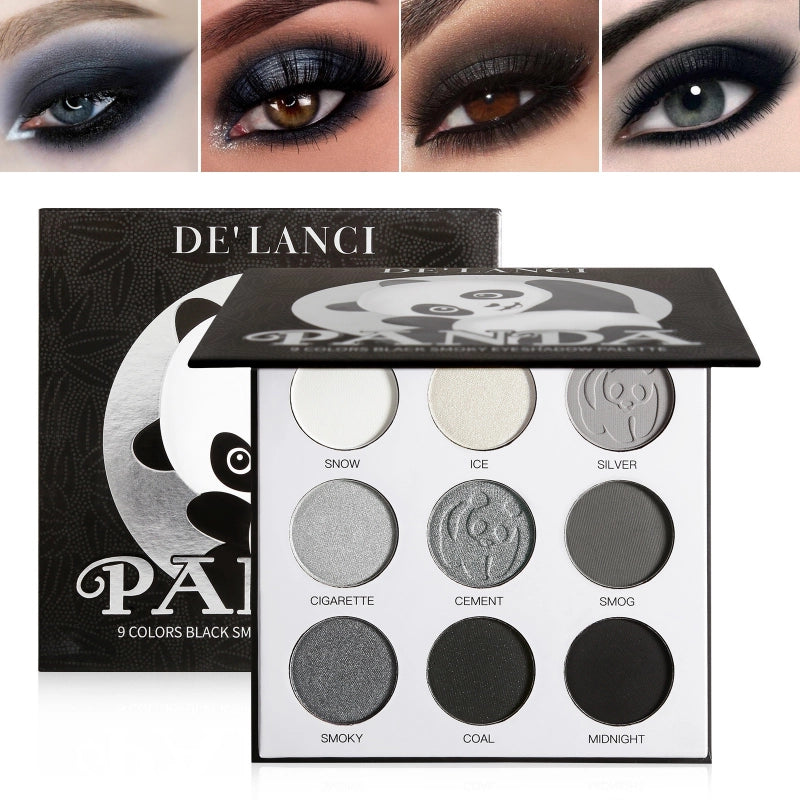 DE'LANCI panda palette 9 colors eyeshadow DLC002