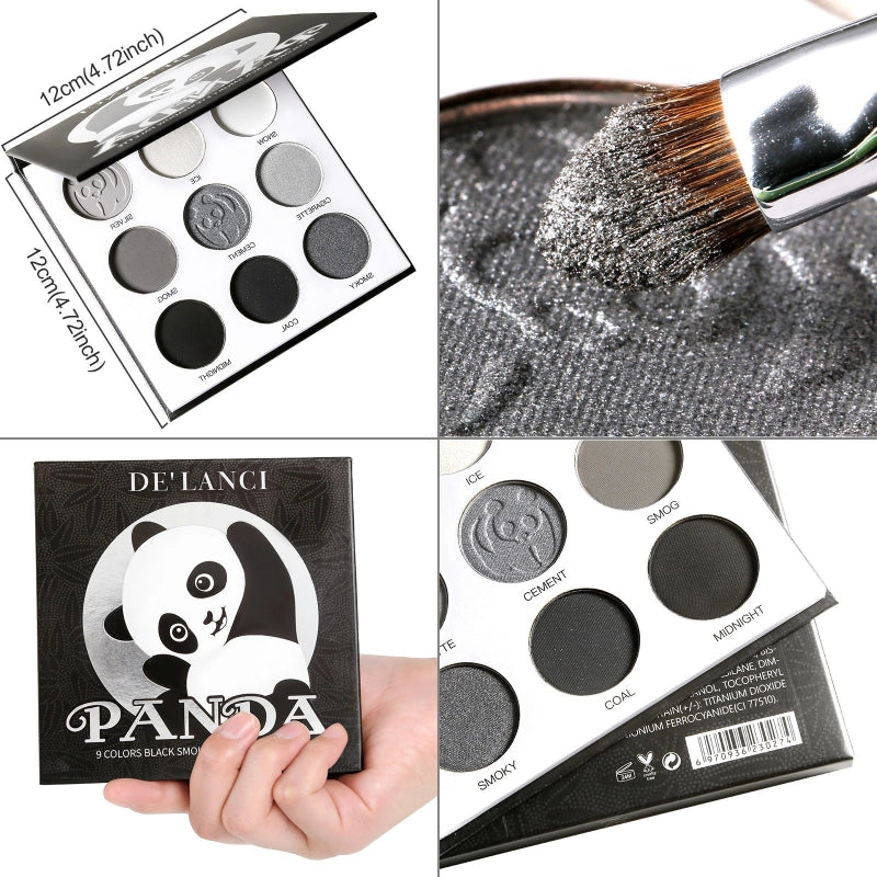 DE'LANCI panda palette 9 colors eyeshadow DLC002