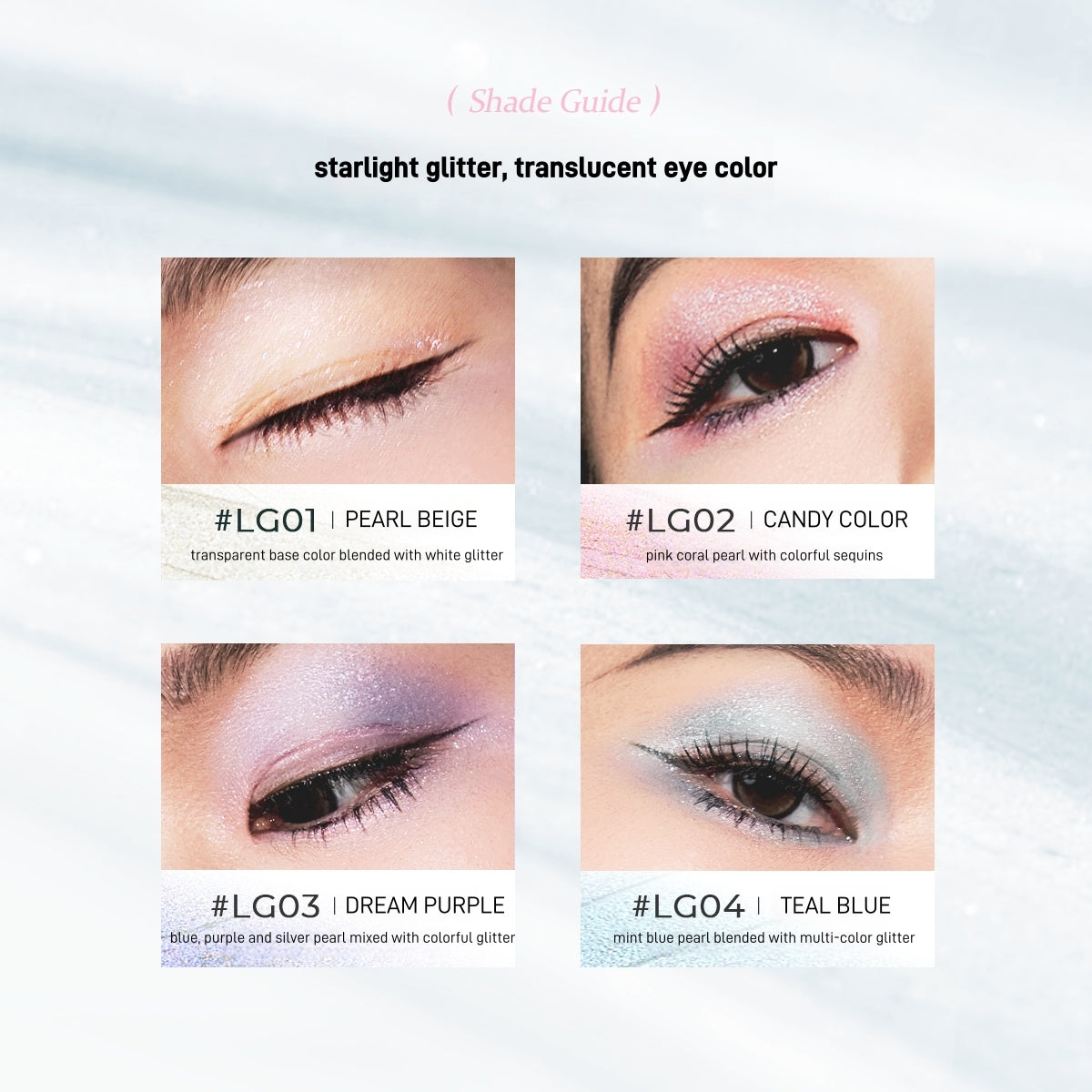 EUNARZ Liquid Glitter Eyeshadow 3.9g