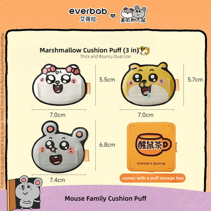 Everbab Mouse Play Rubycell Makeup Puff