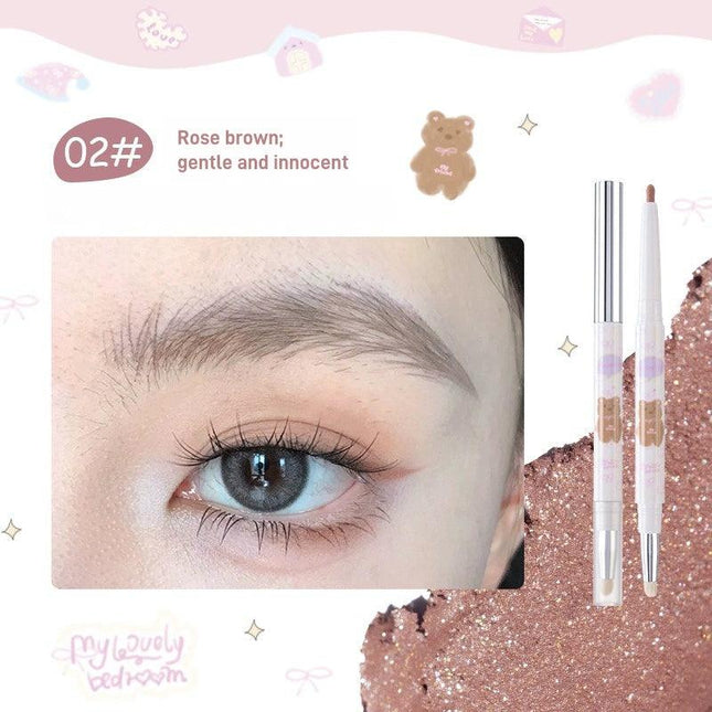 Flortte - Bread Bear with Me Double Ends Gel Eyeliner 200mg