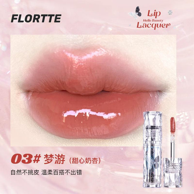 Flortte - Butterfly Hello Beauty Lip Lacquer 2.6g