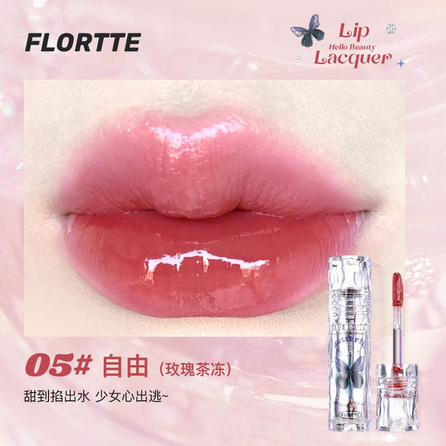 Flortte - Butterfly Hello Beauty Lip Lacquer 2.6g