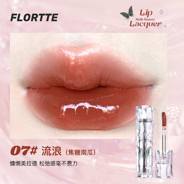 Flortte - Butterfly Hello Beauty Lip Lacquer 2.6g