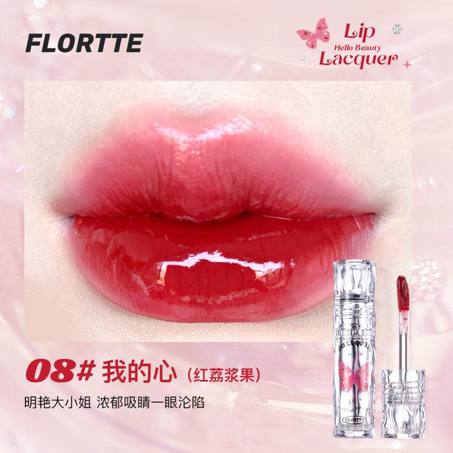 Flortte - Butterfly Hello Beauty Lip Lacquer 2.6g
