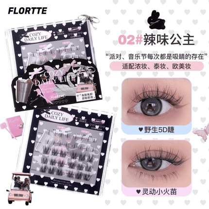 Flortte Cozy Daily Life Glue Free False Eyelashes FLT097