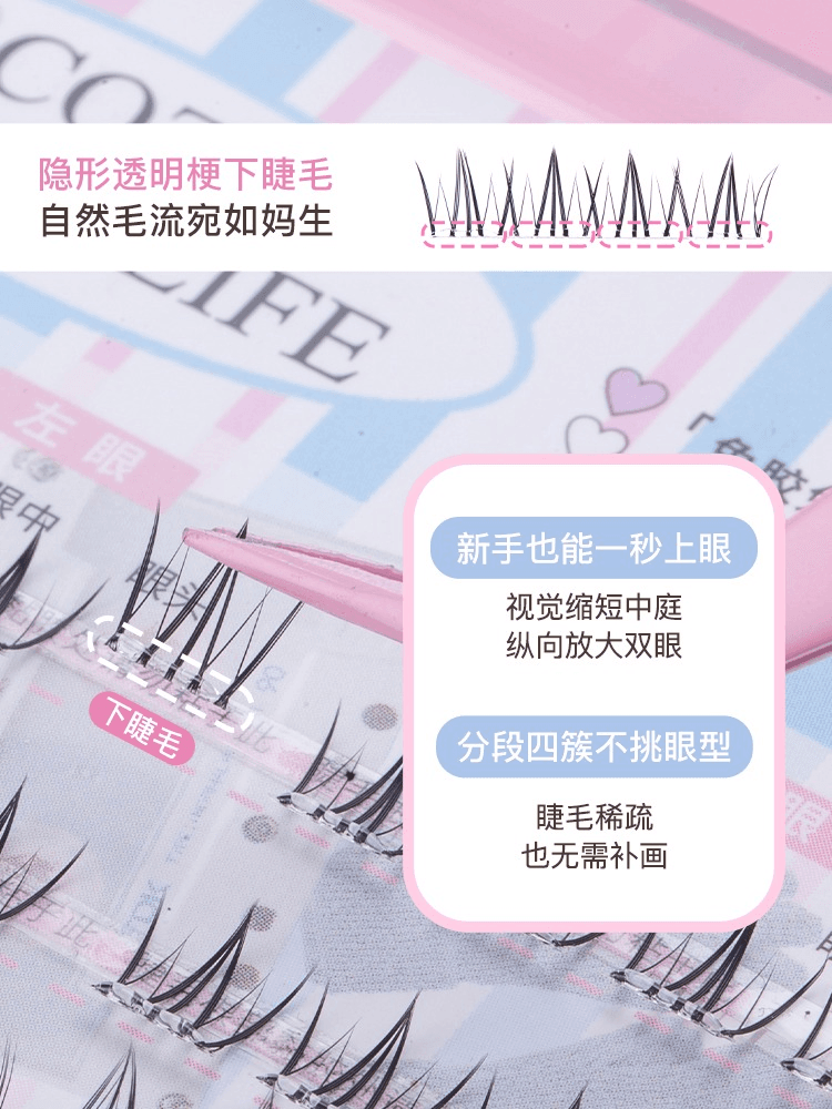 Flortte Cozy Daily Life Glue Free False Eyelashes FLT097