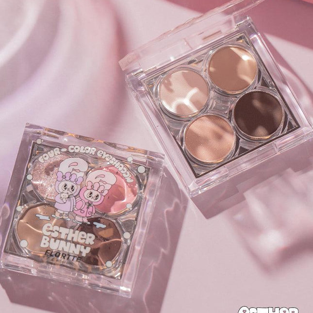 Flortte - Esther Bunny Four Colors Eyeshadow 4g