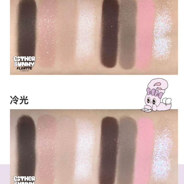 Flortte - Esther Bunny Four Colors Eyeshadow 4g