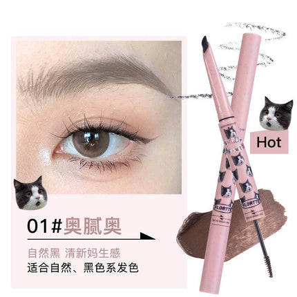 Flortte Eyebrow Pencil Brow Mascara FLT075 - Chic Decent