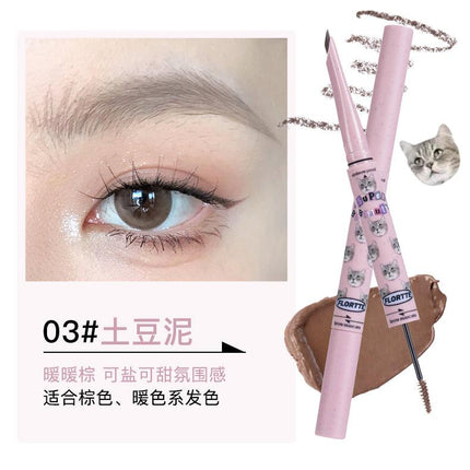 Flortte Eyebrow Pencil Brow Mascara FLT075 - Chic Decent