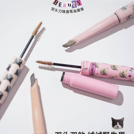 Flortte Eyebrow Pencil Brow Mascara FLT075 - Chic Decent