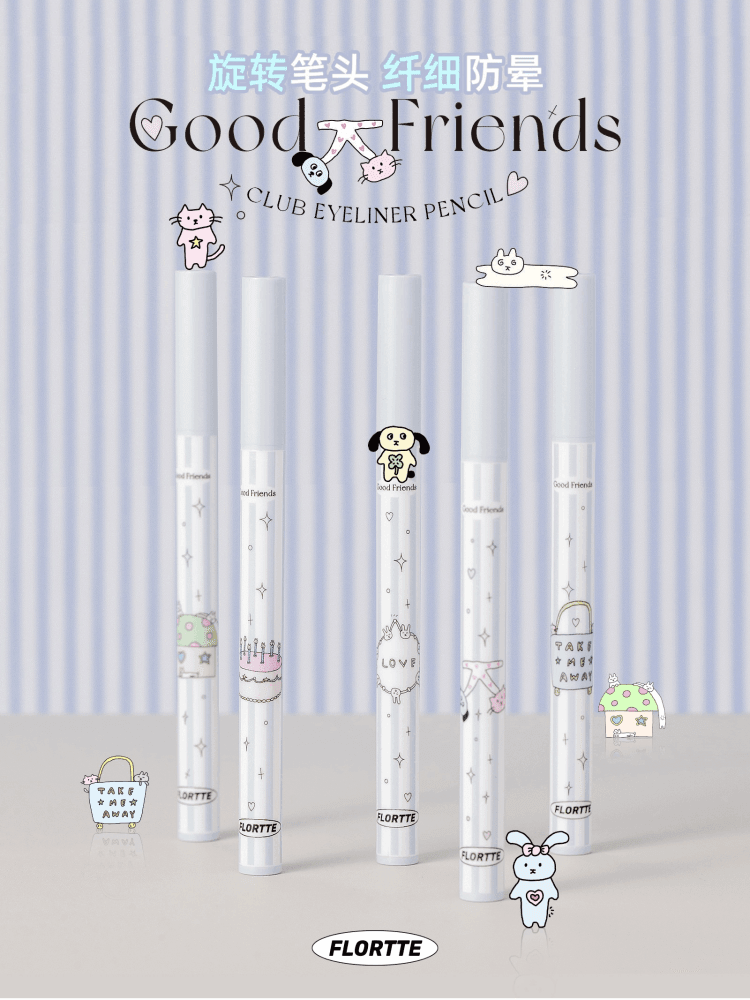 Flortte Good Friends Club Liquid Eyeliner FLT095