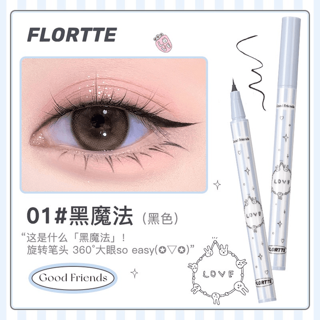 Flortte Good Friends Club Liquid Eyeliner FLT095