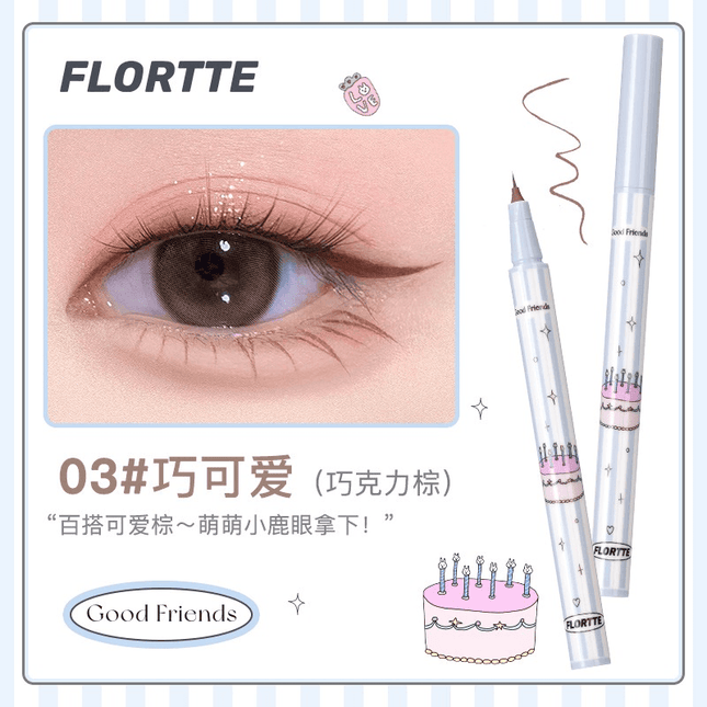 Flortte - Good Friends Club Liquid Eyeliner 0.5ml