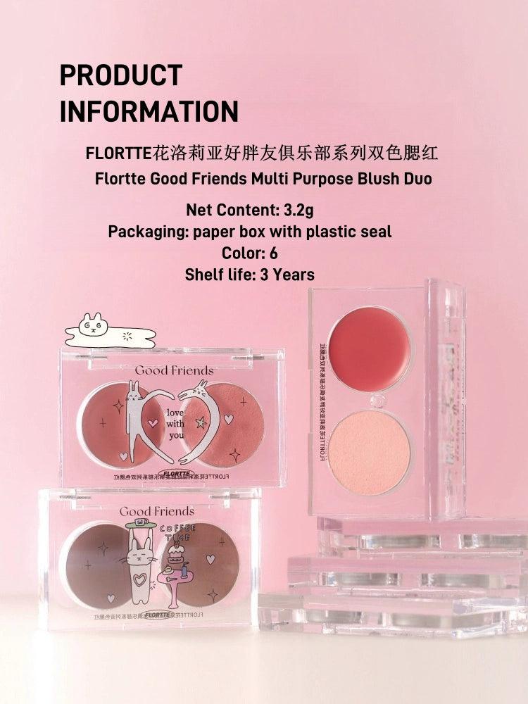 Flortte Good Friends Multi Purpose Blush Duo FLT103