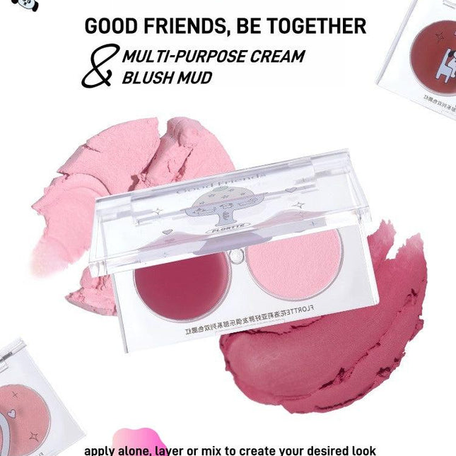 Flortte - Good Friends Multi Purpose Blush Duo 3.2g