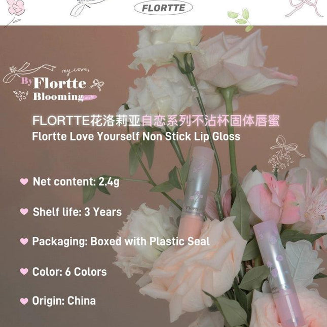 Flortte - Love Yourself Non Stick Lip Gloss 2.4g