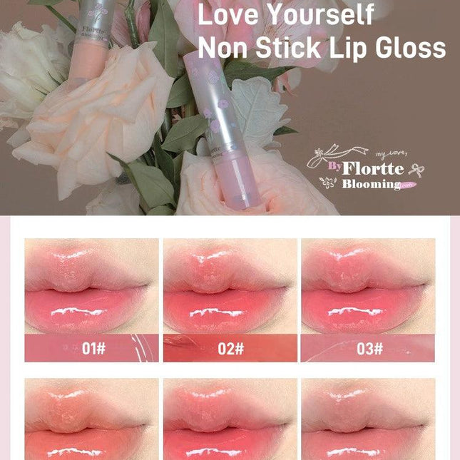 Flortte - Love Yourself Non Stick Lip Gloss 2.4g