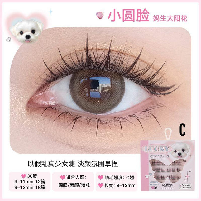 Flortte - Super Beauty Glue Free False Eyelashes