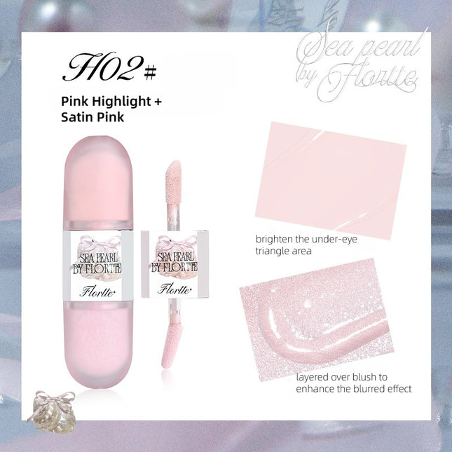 Flortte - Sea Pearl Double Ended Highlight Contour Liquid 4.3g 4.6g