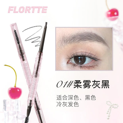 Flortte - Solid Small Machete Eyebrow Pencil 6 Shades 110mg