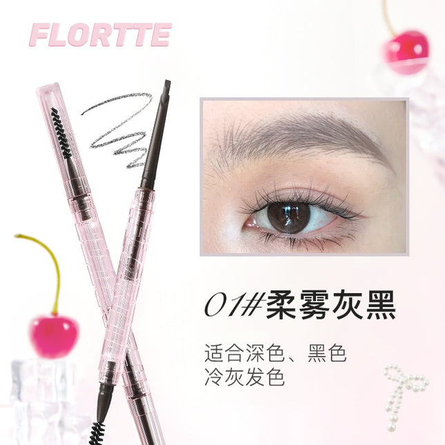 Flortte - Solid Small Machete Eyebrow Pencil 6 Shades 110mg